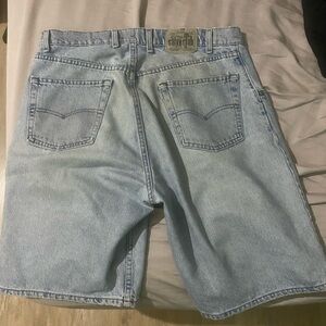 VINTAGE LEVIS SILVER TAB BAGGY SHORTS sz34